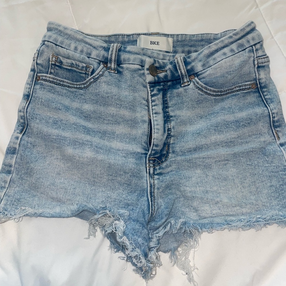 BKE Billie high rise stretch shorts